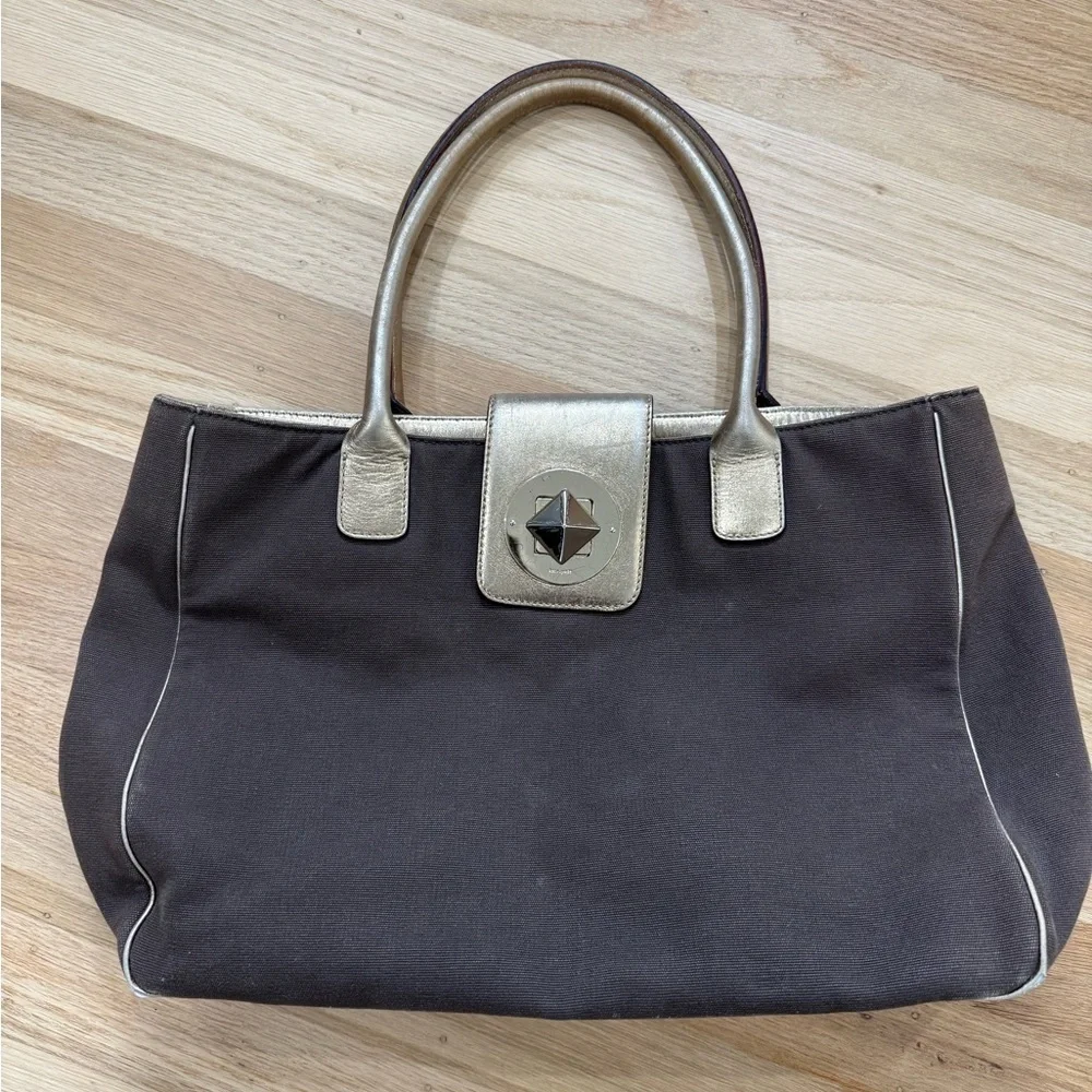 Kate Spade Maddox Canvas Leather Handbag